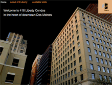 Tablet Screenshot of 418libertycondos.com